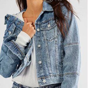 Free People jean jacket size S/M
